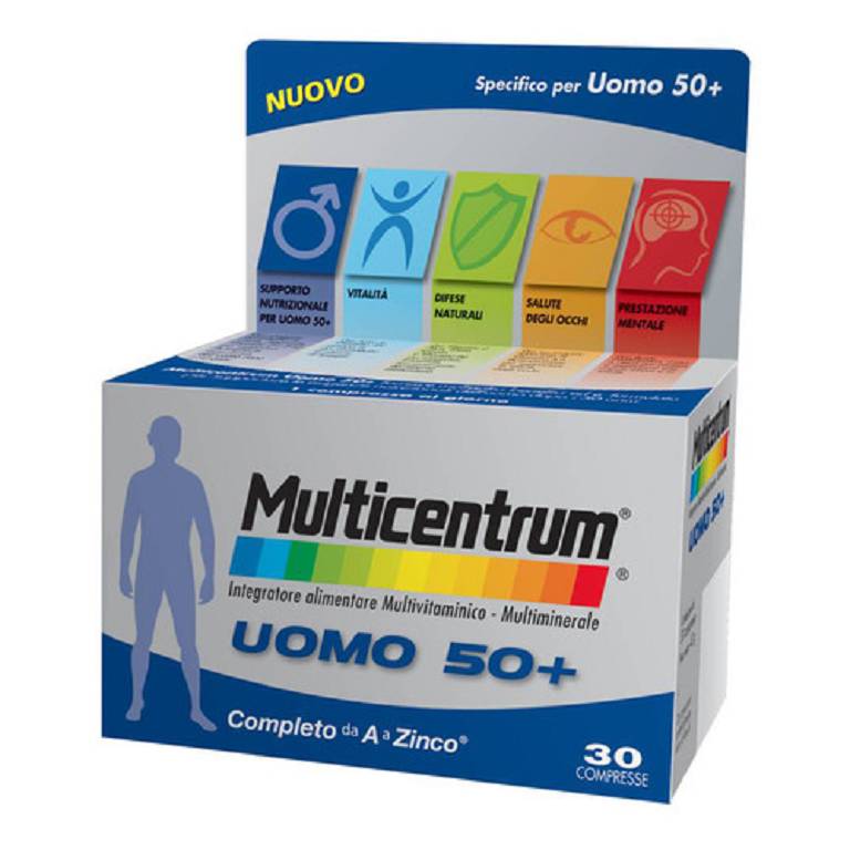 MULTICENTRUM UOMO 50+ 30CPR